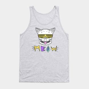 MEOW (yellow) Tank Top